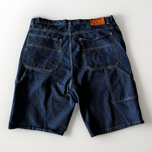 Fuse Jeans Wear Carpenter Denim Jean Shorts Jorts Men's Size 40 Hip Hop Y2K 90s - Picture 2 of 8